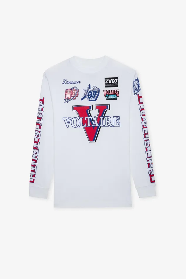 Zadig and Voltaire TShirts NOANE VOLTAIRE WHITE 8211 Women Zadig and Voltaire TShirts NOANE VOLTAIRE WHITE 8211 Women