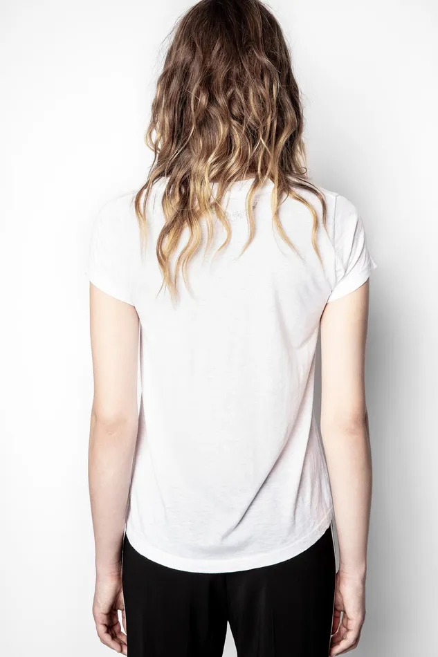 Zadig and Voltaire TShirts TINY PERM TSHIRT WHITE WHITE 8211 Women Zadig and Voltaire TShirts TINY PERM TSHIRT WHITE WHITE 8211 Women